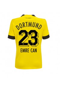 Borussia Dortmund Emre Can #23 Voetbaltruitje Thuis tenue Dames 2022-23 Korte Mouw